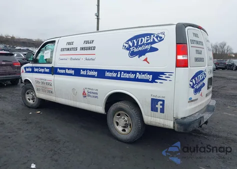 2021 Chevrolet Express Cargo Rwd 2500 Regular Wheelbase Wt из США, поврежденный, VIN 1GCWGAFP5M1188465